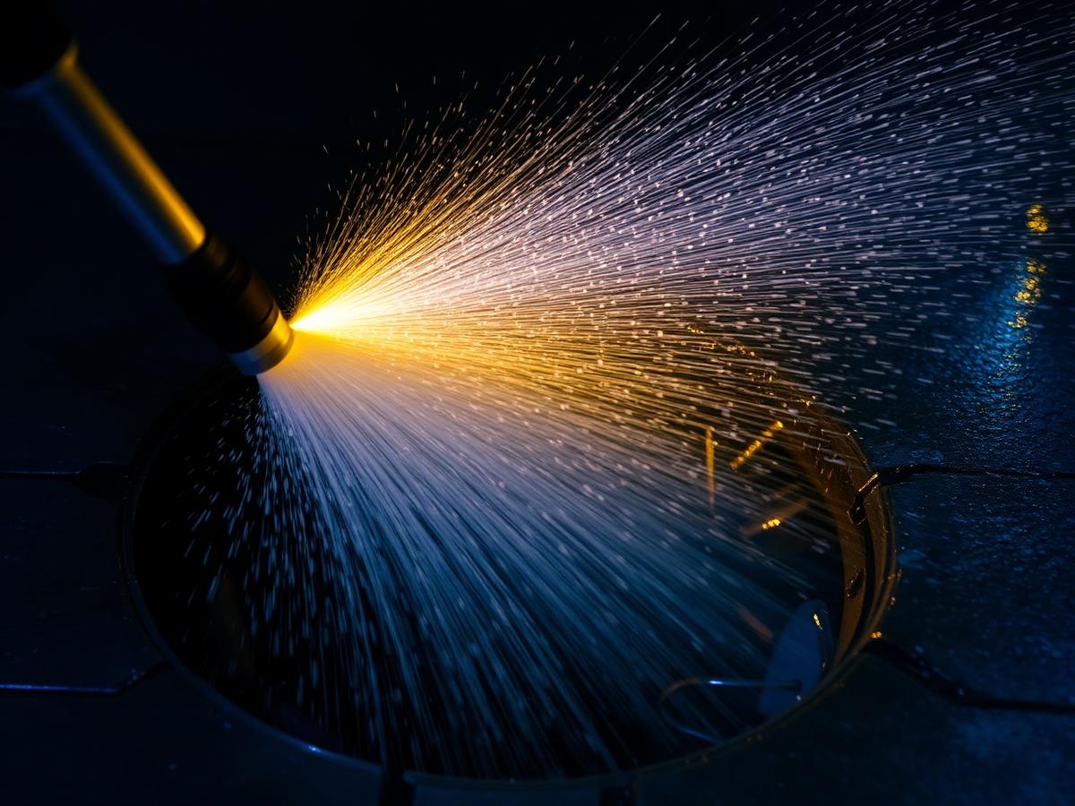 DrainFixer engineer using high-pressure water jetting on a blocked drain